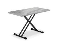 Table Basse Relevable Duke Effet Marbre Gris
