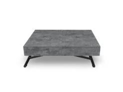 Table Basse Relevable Sundance Effet Béton