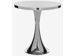 Table D'appoint Argent 47 X 47 X 49.02 Cm - Villa