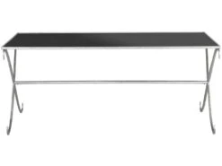 Table D'appoint Argent Et Noir 109 X 50 X 46.35 Cm - Savilla