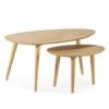 Set De 2 Tables Basses Eclipse Couleur Chêne, Bois Massif 9 Set De 2 Tables Basses Eclipse Couleur Chêne, Bois Massif -Deco.fr Soldes Boutique table basse 20981975