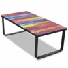 Table Basse De Salon Salle à Manger Design Verre Musique Multicolore 90 X 45 Cm 0902028 -Deco.fr Soldes Boutique table basse 21022289