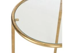 Table D'appoint Argent Et Gris 38 X 38 X 50.03 Cm - Corene -Deco.fr Soldes Boutique table basse 21029413