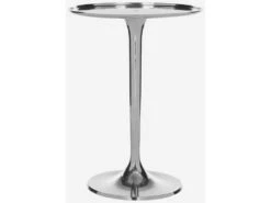 Table D'appoint Argent 38 X 38 X 50.8 Cm - Pricilla
