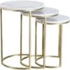 Tables D'appoint Gigognes Marbre Tria