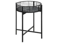 Lot De 2 Tables à Café En Métal Et Rotin H 56 Cm -Deco.fr Soldes Boutique table basse 21295265