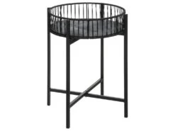 Lot De 2 Tables à Café En Métal Et Rotin H 56 Cm -Deco.fr Soldes Boutique table basse 21295267