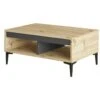 Table Basse Yurupa Aristo - Venprodin - Feutre 90 Cm - Anthracite -Deco.fr Soldes Boutique table basse 21306307