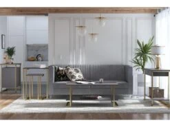 Tables Gigognes En MDF Gris Graphite -Deco.fr Soldes Boutique table basse 21678417