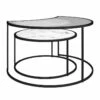 Phases De Lune Nesting C. Tables. Marbre BlancVerre -Deco.fr Soldes Boutique table basse 21678447
