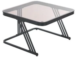 Lot De 2 Tables Gigognes Avec Un Tiroir - Recouverte De Verre Et De Marbre - Gris 12 Lot De 2 Tables Gigognes Avec Un Tiroir - Recouverte De Verre Et De Marbre - Gris -Deco.fr Soldes Boutique table basse 21860651