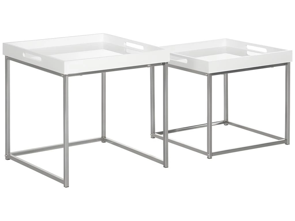 Table Basse Gigogne Ottawa MyCocooning Blanche 1 Table Basse Gigogne Ottawa MyCocooning Blanche