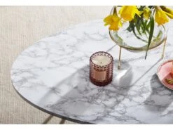 Table Basse Aspect Marbre Blanc 120 Cm Table De Salon Table Ovale Table Basse 11 Table Basse Aspect Marbre Blanc 120 Cm Table De Salon Table Ovale Table Basse -Deco.fr Soldes Boutique table basse 22257093