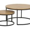 Spiro Table Basse, Ø50 Cm, Lot De 2, Chêne. 11 Spiro Table Basse, Ø50 Cm, Lot De 2, Chêne. -Deco.fr Soldes Boutique table basse 22356673