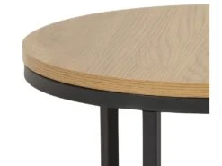 Spiro Table Basse, Ø50 Cm, Lot De 2, Chêne. -Deco.fr Soldes Boutique table basse 22356685