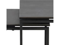 Kamma Ensemble De 3 Tables Gigognes, Noir. -Deco.fr Soldes Boutique table basse 22357295