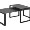 Kamma Ensemble Tables Basses, Noir. -Deco.fr Soldes Boutique table basse 22357299