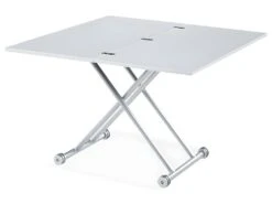 Table Basse Relevable Carrera Blanc Laqué
