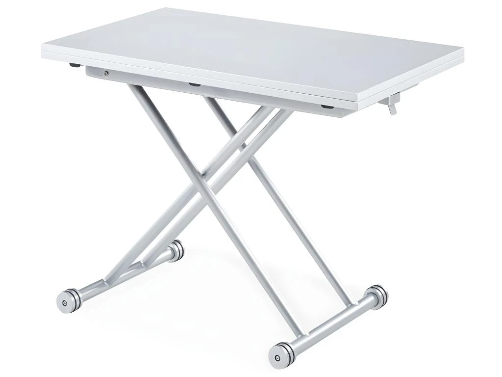 Table Basse Relevable Carrera Blanc Laqué 2 Table Basse Relevable Carrera Blanc Laqué – Image 2