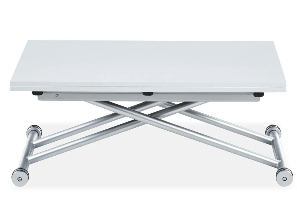 Table Basse Relevable Carrera Blanc Laqué 4 Table Basse Relevable Carrera Blanc Laqué – Image 4