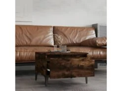 Tables D'appoint 2 Pcs Chêne Fumé 50x46x35 Cm Bois Ingénierie 12 Tables D'appoint 2 Pcs Chêne Fumé 50x46x35 Cm Bois Ingénierie -Deco.fr Soldes Boutique table basse 22639789