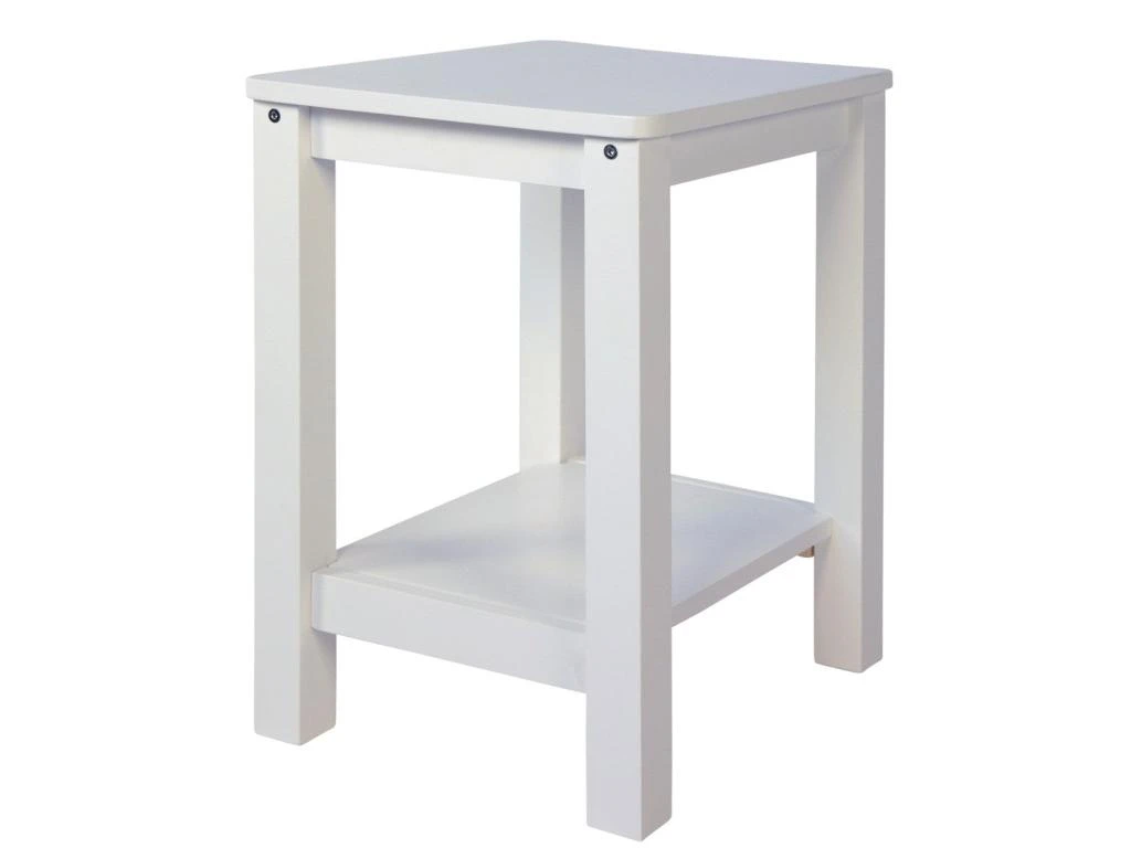 Table D'appoint Table De Chevet En Bois Blanc Hauteur 74 Cm TABA06007 1 Table D'appoint Table De Chevet En Bois Blanc Hauteur 74 Cm TABA06007