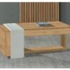 Table Basse Relevable 2 Tiroirs Chêne Blond/Bois Blanc - ESTEBAN 11 Table Basse Relevable 2 Tiroirs Chêne Blond/Bois Blanc - ESTEBAN -Deco.fr Soldes Boutique table basse 22993715