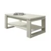 Table Basse Bois Blanchi Relevable - REENA
