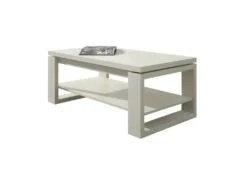 Table Basse Bois Blanchi Relevable - REENA