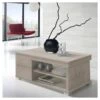 Table Basse Chêne Clair Relevable 4 Tiroirs - NESE 21 Table Basse Chêne Clair Relevable 4 Tiroirs - NESE -Deco.fr Soldes Boutique table basse 22993809