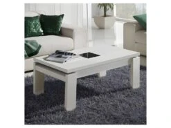 Table Basse Blanche Relevable - DILIA