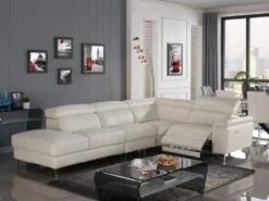 Table Basse - Verre Trempé Noir - Tablette Blanche Laquée - KELLY -Deco.fr Soldes Boutique table basse 241213