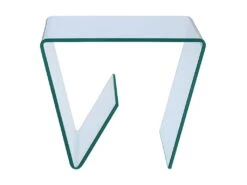 Table D'appoint ZENIA - Verre Trempé Courbé -Deco.fr Soldes Boutique table basse 252697