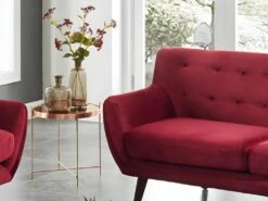 Table D'appoint MARCIA - Miroir & Métal - Doré -Deco.fr Soldes Boutique table basse 309737