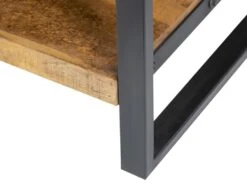 Table Basse HARLEM - Double Plateau - Bois De Manguier Et Métal -Deco.fr Soldes Boutique table basse 342587