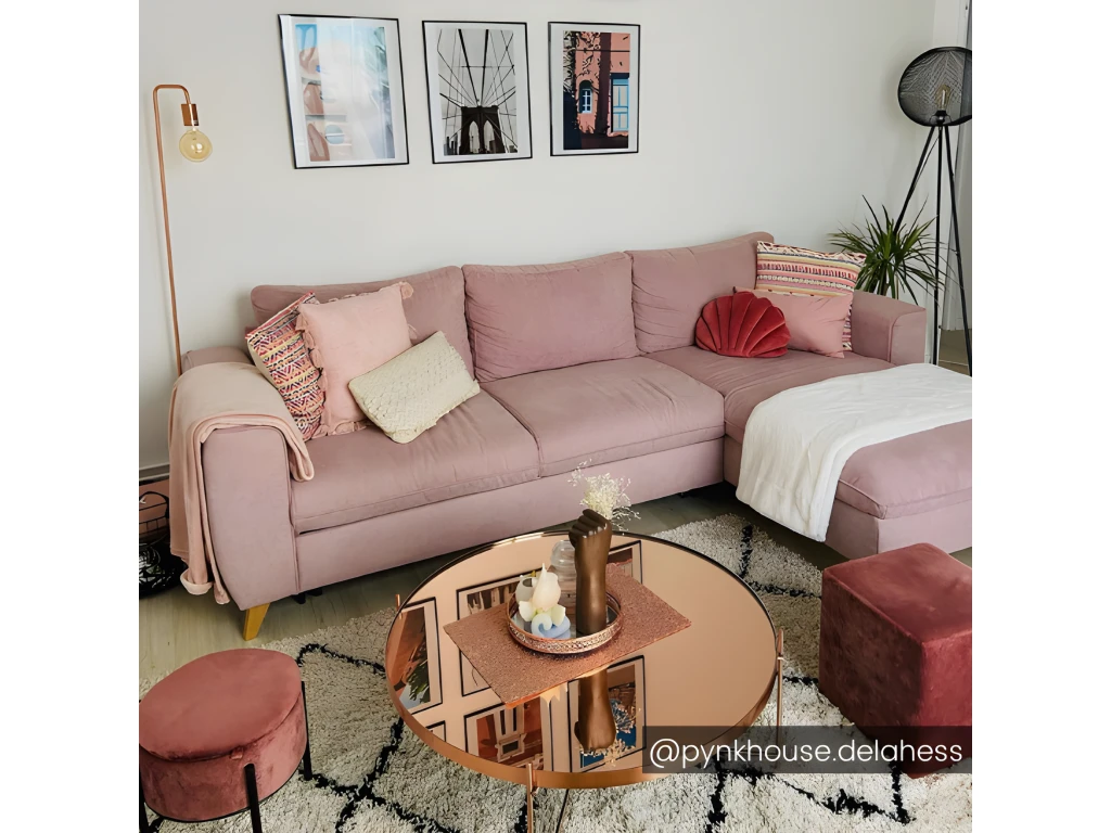 Table Basse MARCIA - Miroir & Métal - Cuivré 5 Table Basse MARCIA - Miroir & Métal - Cuivré – Image 5