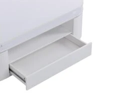 Table Basse 4 Portes Et 1 Tiroir Avec LEDs - MDF - Blanc Laqué - VANDANA -Deco.fr Soldes Boutique table basse 722049