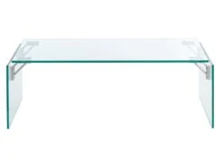 Table Basse En Verre Trempé - Transparent - MADRO 7 Table Basse En Verre Trempé - Transparent - MADRO -Deco.fr Soldes Boutique table basse 8259795
