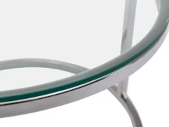 Tables Basses Gigognes En Verre Trempé Et Acier Inoxydable - Coloris : Argent - MAEVANE De Pascal MORABITO 15 Tables Basses Gigognes En Verre Trempé Et Acier Inoxydable - Coloris : Argent - MAEVANE De Pascal MORABITO -Deco.fr Soldes Boutique table basse 8550599