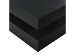 Table Basse Avec Plateau Tournant Panneau De Fibre De Bois 76 X 76 Cm Noir 03_0004129 -Deco.fr Soldes Boutique table basse 8853101