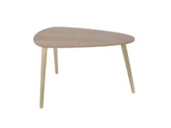 BRUNA - Lot De 2 Tables Gigognes Triangulaires XL Effet Bois 8 BRUNA - Lot De 2 Tables Gigognes Triangulaires XL Effet Bois -Deco.fr Soldes Boutique table basse 9172405