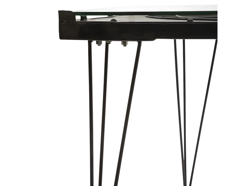 Table Basse Métal Verre Map Atmosphera - Anthracite 3 Table Basse Métal Verre Map Atmosphera - Anthracite – Image 3