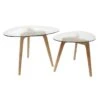 ROCH - Lot De 2 Tables Basses Gigognes Verre Trempé 8 ROCH - Lot De 2 Tables Basses Gigognes Verre Trempé -Deco.fr Soldes Boutique table basse 9318733