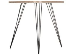 Table D'appoint En Bois Et Pieds En Métal Noir 69 X 54 X H 60 Cm -Deco.fr Soldes Boutique table basse 9456187