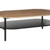 Table Basse En Bois Et Métal Noir 110 X 60 Cm -Deco.fr Soldes Boutique table basse 9503143