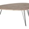 Table Basse En Bois Et Pieds En Métal Noir 97 X 65 X H 50 Cm -Deco.fr Soldes Boutique table basse 9504157