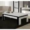 Table Basse Design LINA Blanche Et Noire Brillante. Meuble Idéal Pour Votre Salon. 7 Table Basse Design LINA Blanche Et Noire Brillante. Meuble Idéal Pour Votre Salon. -Deco.fr Soldes Boutique table basse 9505627