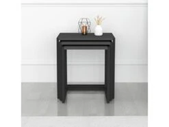 Lot De 3 Tables D'appoint Sunnfjord Gigognes Anthracite [en.casa] -Deco.fr Soldes Boutique table basse 9513289