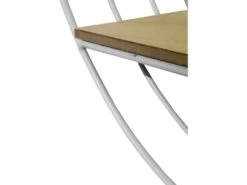 Etagère Murale Ronde En Métal Blanc Avec Miroir Et Tablette - LUNE 7 Etagère Murale Ronde En Métal Blanc Avec Miroir Et Tablette - LUNE -Deco.fr Soldes Boutique tableau 10100423