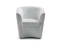 Chaise Longue Dabbiat, Chaise Longue, 100% Made In Italy, Fauteuil Relax En éco-cuir, Cm 70x60h74, Blanc -Deco.fr Soldes Boutique tabouret bas 13593497
